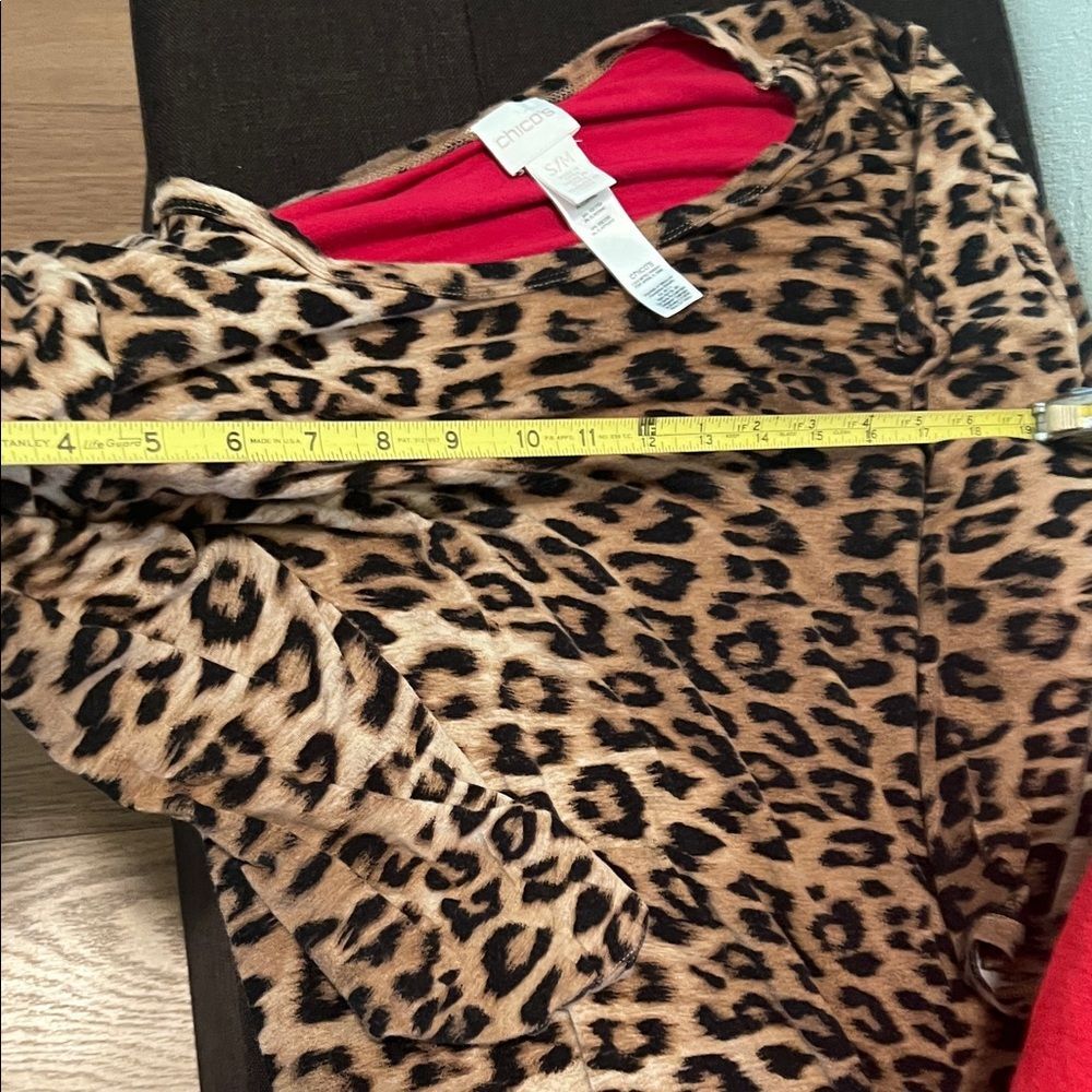 #1335: Leopard Print Sleepwear Dress - Picture 5 of 16